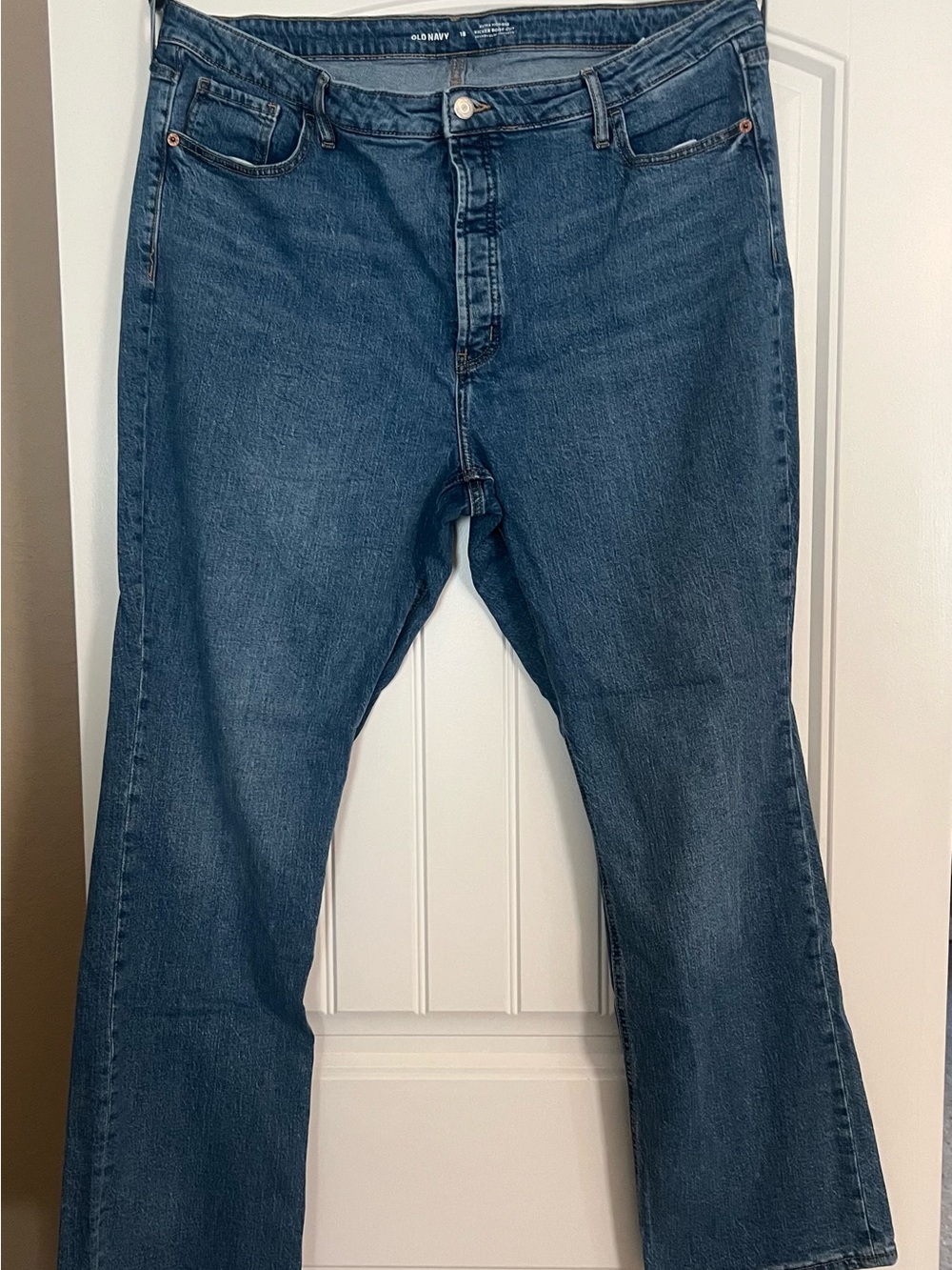 Old Navy Women's Blue Boot-Cut Jeans